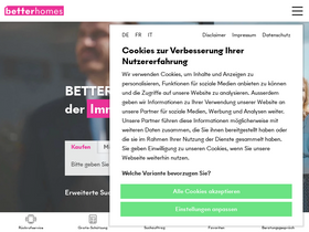 'betterhomes.ch' screenshot