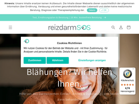 reizdarm-sos.de homepage screenshot