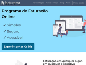 'facturama.pt' screenshot