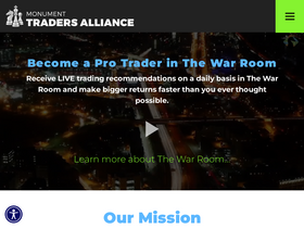 'monumenttradersalliance.com' screenshot