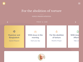 'clicktopray.org' screenshot