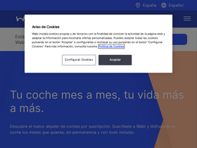 'wabicar.com' screenshot