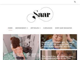 'saarmagazine.nl' screenshot