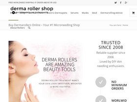 'dermarollershop.com' screenshot