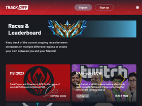 TrackDiff  Races & Leaderboards