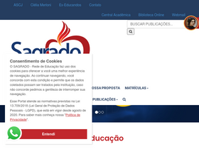 'redesagradosul.com.br' screenshot