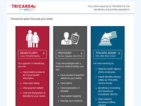 'tricare4u.com' screenshot