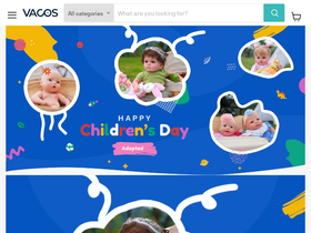 Vacos homepage screenshot