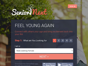 'seniornext.com' screenshot