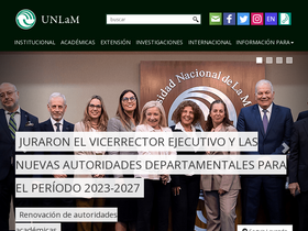 'unlam.edu.ar' screenshot