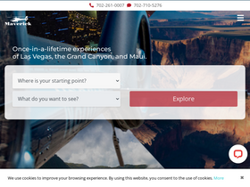 'maverickhelicopter.com' screenshot