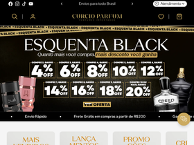 curcioparfum.com.br homepage screenshot