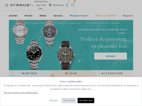 'cresus.fr' screenshot