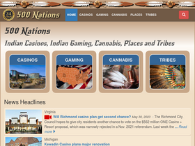 '500nations.com' screenshot