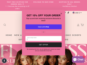lipglossuniverse.com homepage screenshot