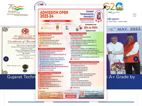 'gtu.ac.in' screenshot