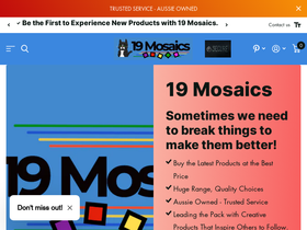 19mosaics.com.au homepage screenshot