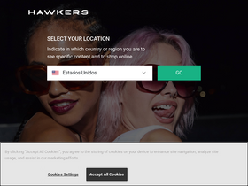 'hawkersco.com' screenshot