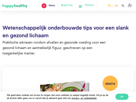 'happyhealthy.nl' screenshot