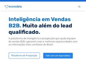 'econodata.com.br' screenshot