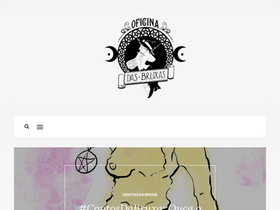 'oficinadasbruxas.com' screenshot