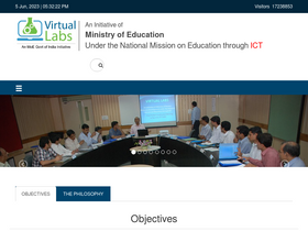 'html-iitd.vlabs.ac.in' screenshot