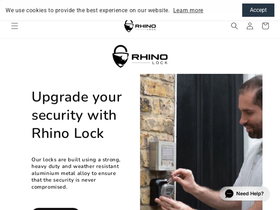 Rhino Lock homepage screenshot
