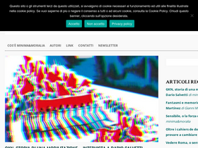 'minimaetmoralia.it' screenshot