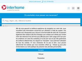 'interhome.fr' screenshot