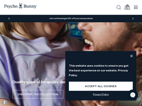 'psychobunny.com' screenshot