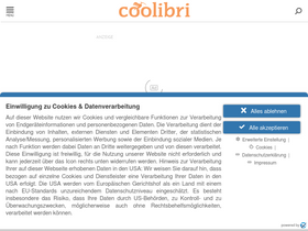 'coolibri.de' screenshot