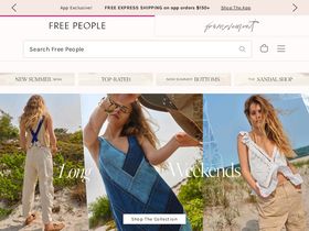 'freepeople.com' screenshot