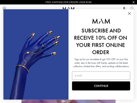 'mamoriginals.com' screenshot