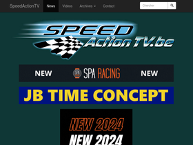 'speedactiontv.be' screenshot
