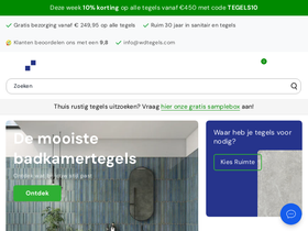 wdtegels.com homepage screenshot