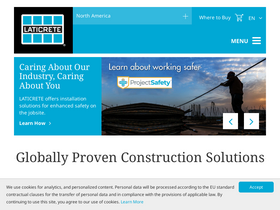 'laticrete.com' screenshot