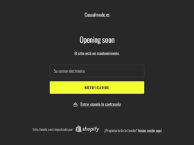 casualmode.es homepage screenshot