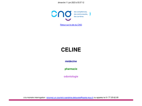 'cngsante.fr' screenshot