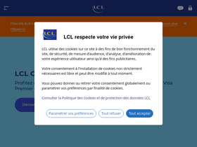 'entreprises.lcl.fr' screenshot