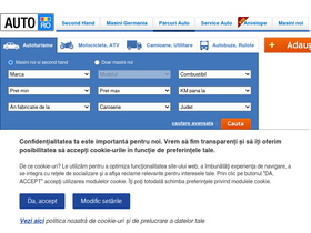 'auto.ro' screenshot