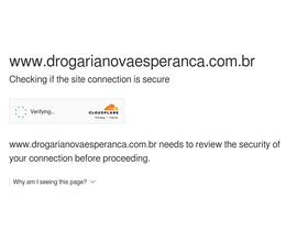 'drogarianovaesperanca.com.br' screenshot