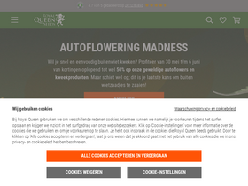 'royalqueenseeds.nl' screenshot