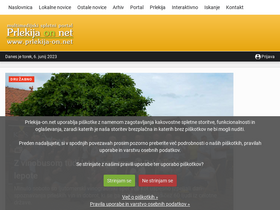 'prlekija-on.net' screenshot