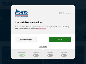 'nissens.com' screenshot
