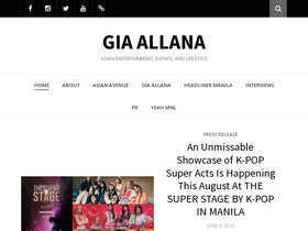 'giaallana.com' screenshot