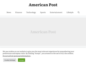 'americanpost.news' screenshot