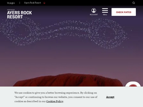 'ayersrockresort.com.au' screenshot