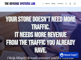 therevenuesystemslab.com homepage screenshot