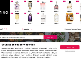 'menicka.cz' screenshot