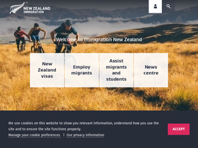 'immigration.govt.nz' screenshot